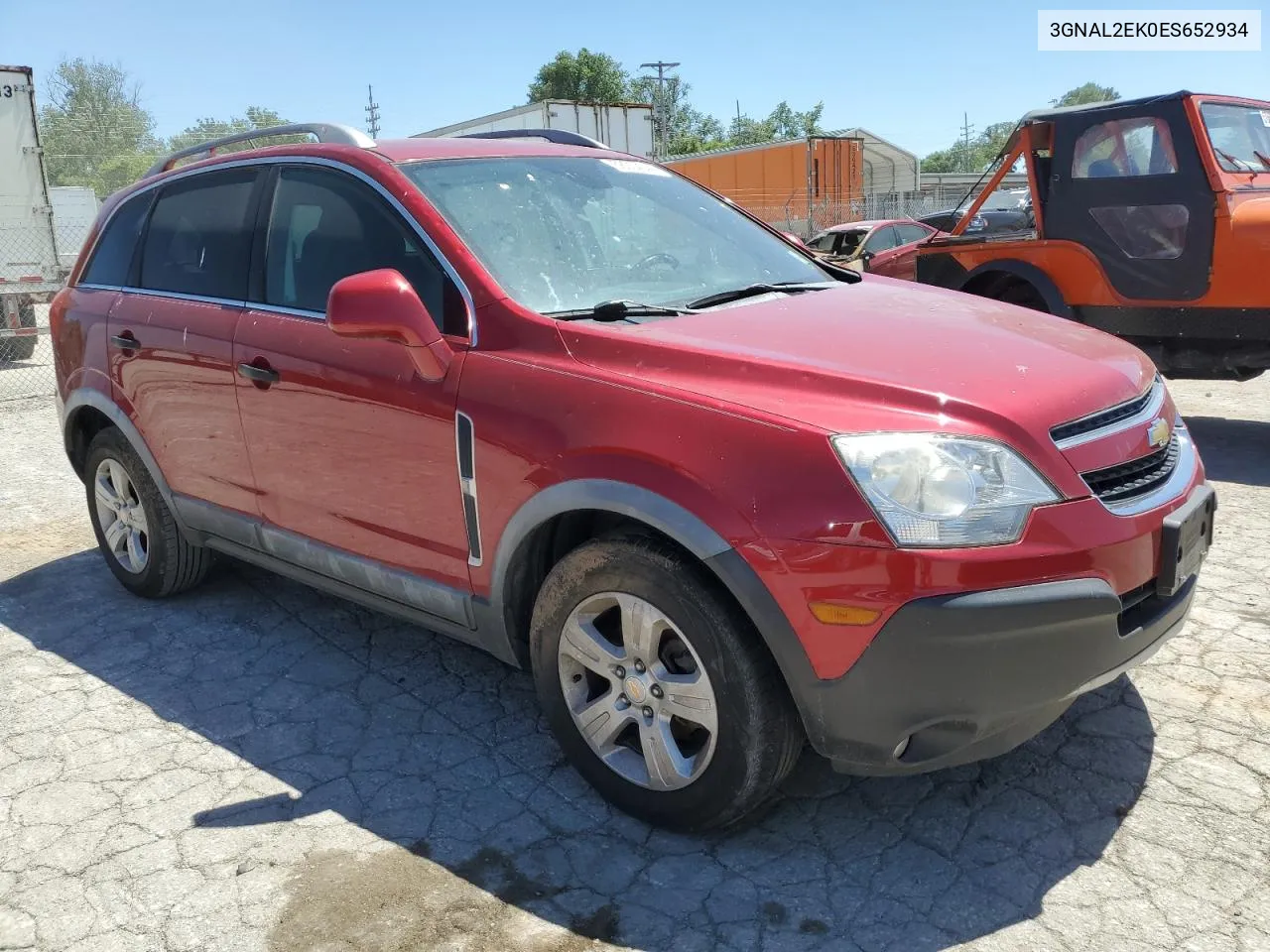 2014 Chevrolet Captiva Ls VIN: 3GNAL2EK0ES652934 Lot: 58054044