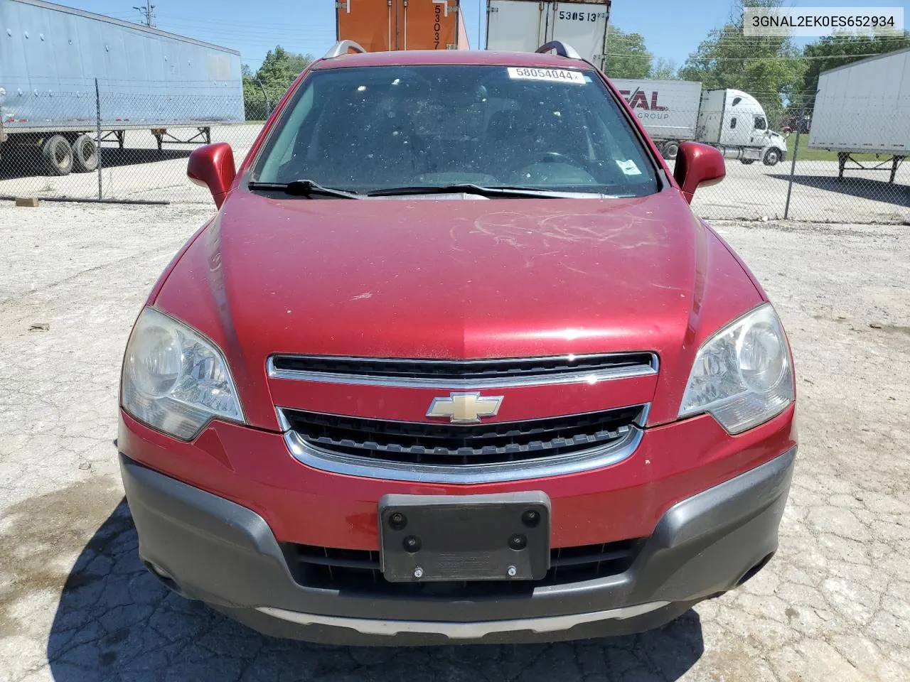 2014 Chevrolet Captiva Ls VIN: 3GNAL2EK0ES652934 Lot: 58054044