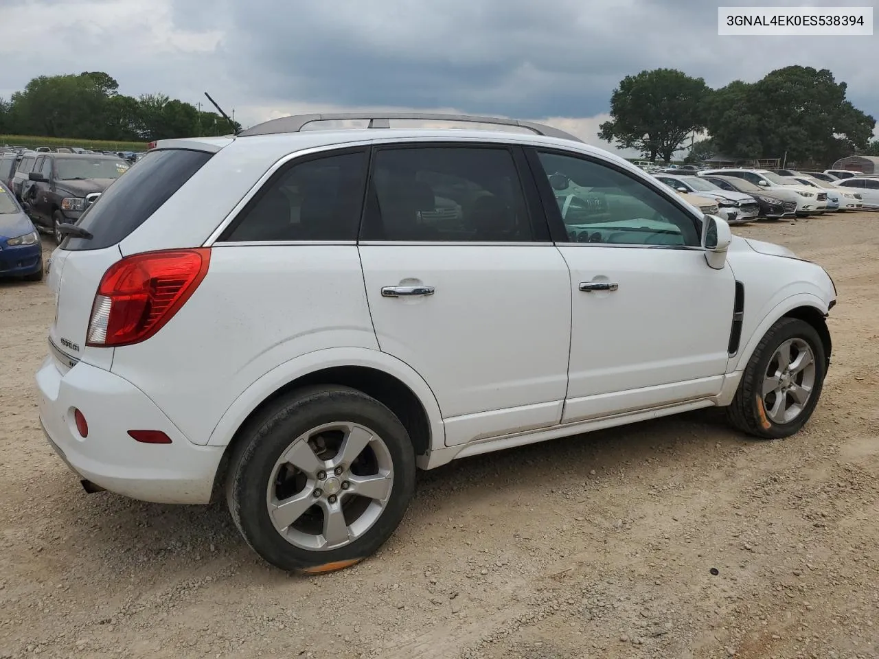 2014 Chevrolet Captiva Ltz VIN: 3GNAL4EK0ES538394 Lot: 60732124