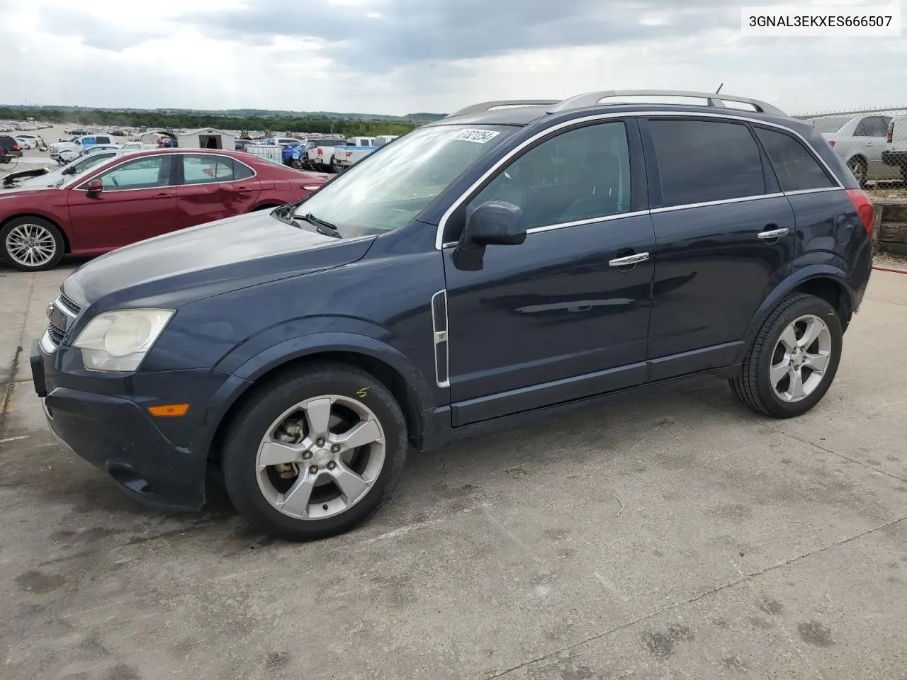 2014 Chevrolet Captiva Lt VIN: 3GNAL3EKXES666507 Lot: 61321254