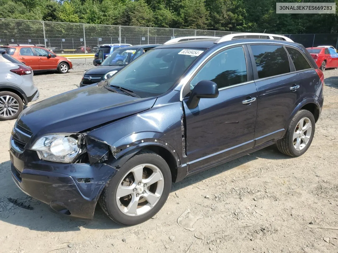 2014 Chevrolet Captiva Lt VIN: 3GNAL3EK7ES669283 Lot: 62049454