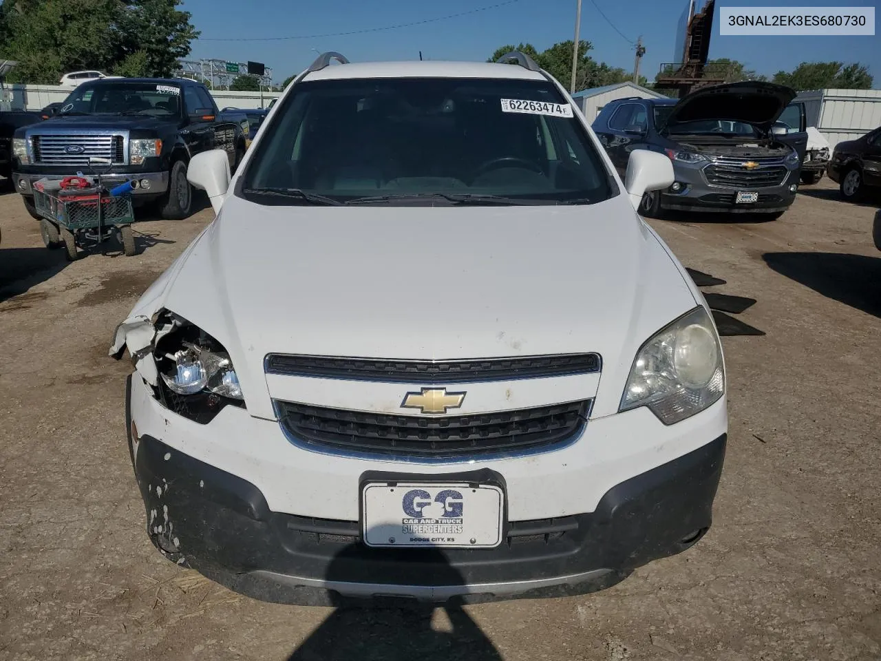 2014 Chevrolet Captiva Ls VIN: 3GNAL2EK3ES680730 Lot: 62263474