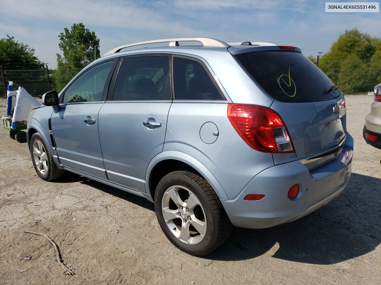 2014 Chevrolet Captiva Ltz VIN: 3GNAL4EK6ES531496 Lot: 62527633