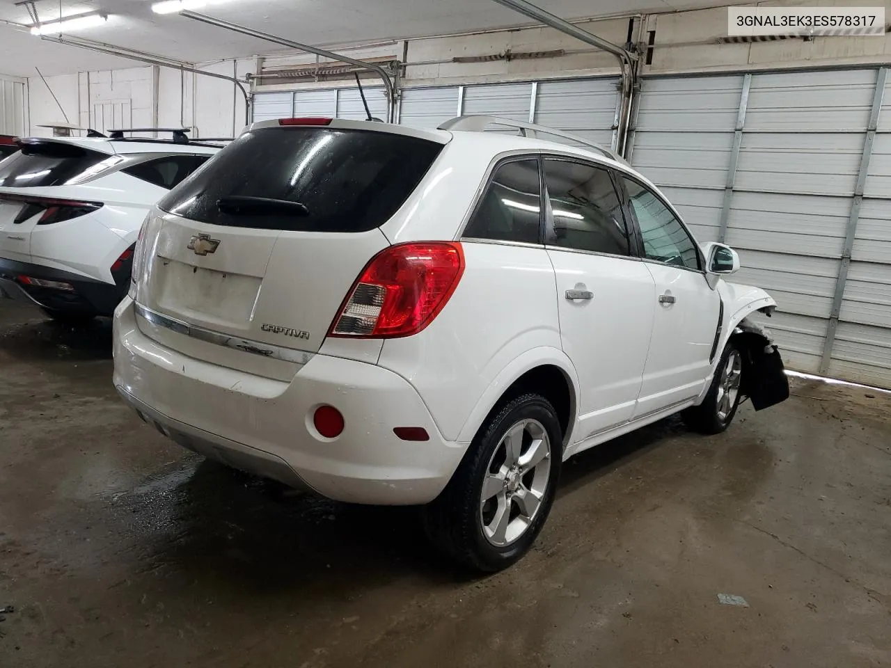 2014 Chevrolet Captiva Lt VIN: 3GNAL3EK3ES578317 Lot: 64889154