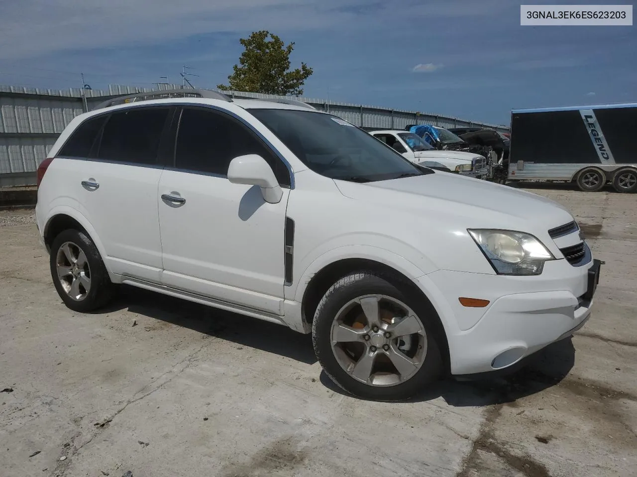 2014 Chevrolet Captiva Lt VIN: 3GNAL3EK6ES623203 Lot: 66838144