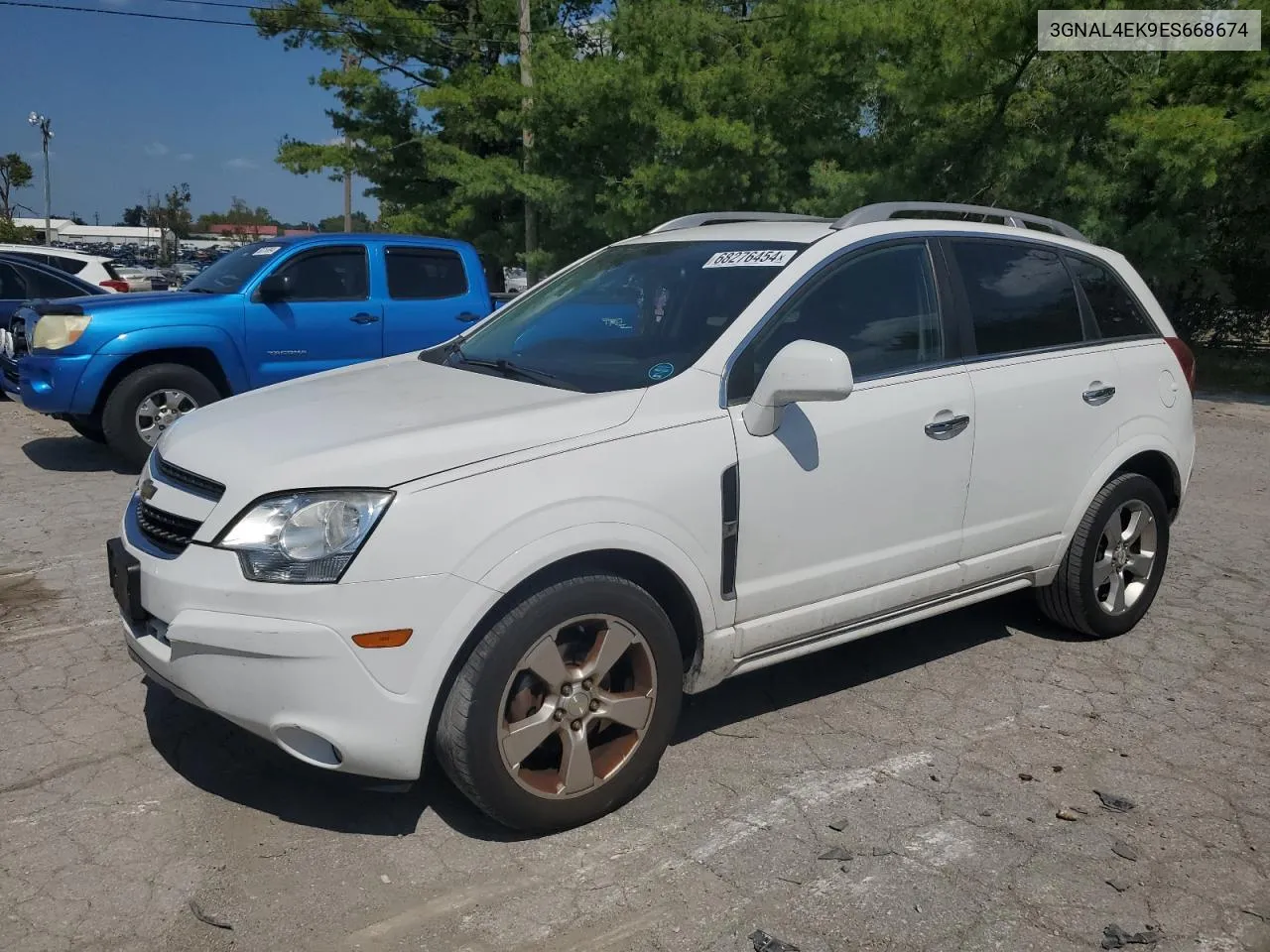 2014 Chevrolet Captiva Ltz VIN: 3GNAL4EK9ES668674 Lot: 68276454