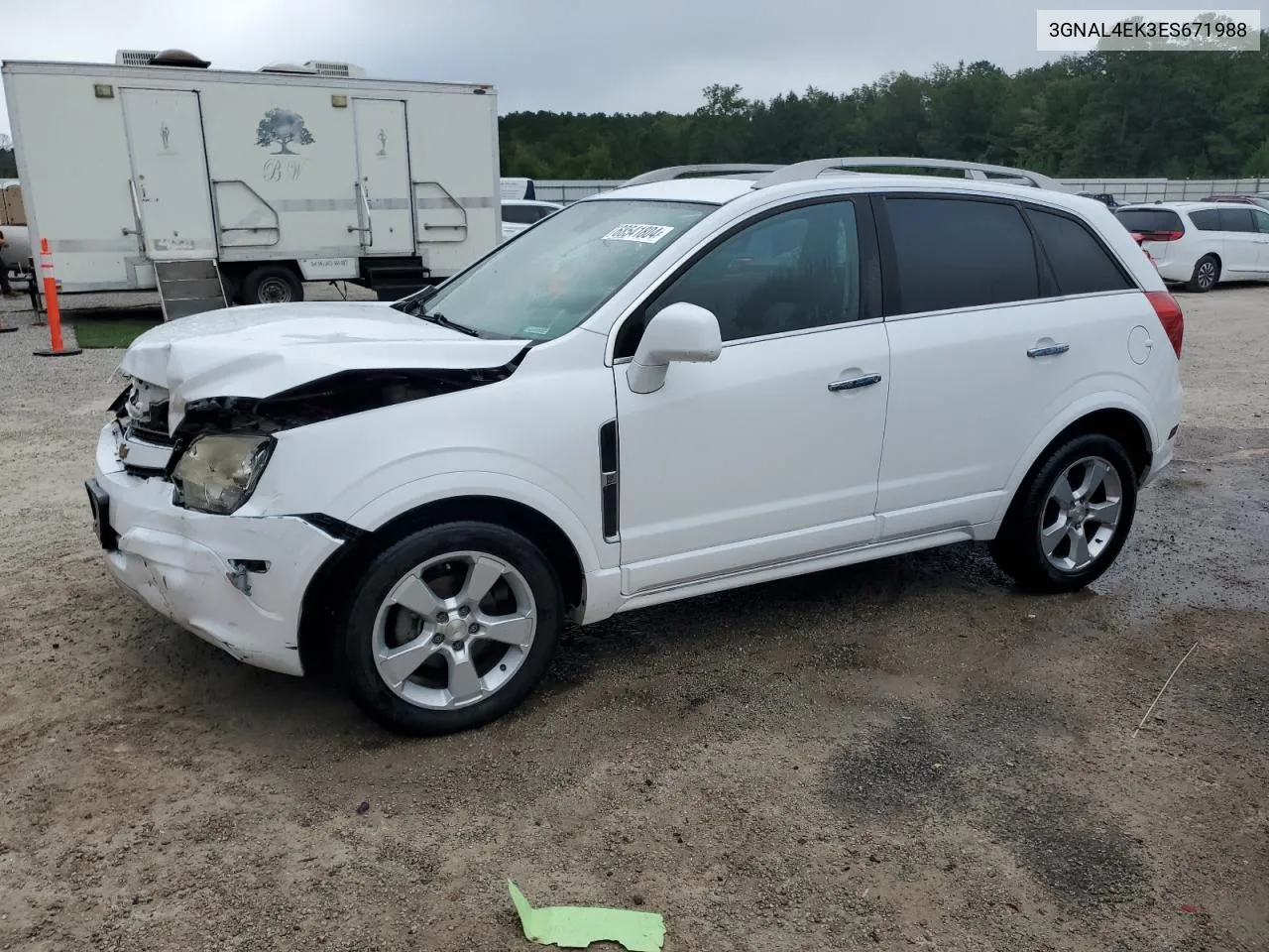 2014 Chevrolet Captiva Ltz VIN: 3GNAL4EK3ES671988 Lot: 68541804