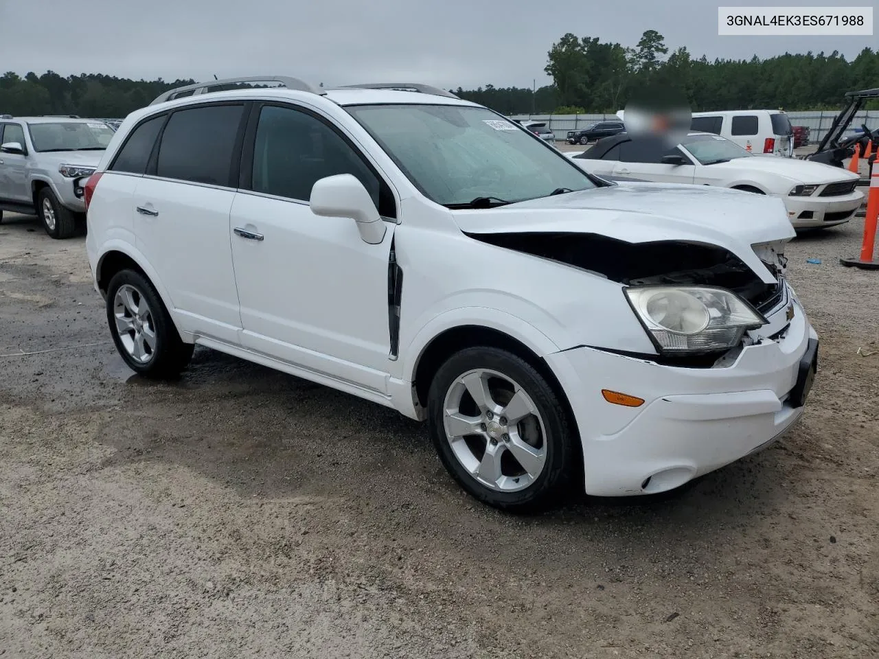 2014 Chevrolet Captiva Ltz VIN: 3GNAL4EK3ES671988 Lot: 68541804