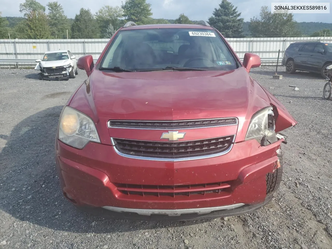 2014 Chevrolet Captiva Lt VIN: 3GNAL3EKXES589816 Lot: 69230384