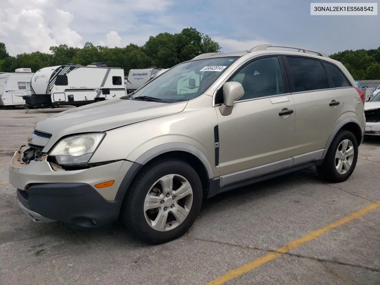 2014 Chevrolet Captiva Ls VIN: 3GNAL2EK1ES568542 Lot: 69642814