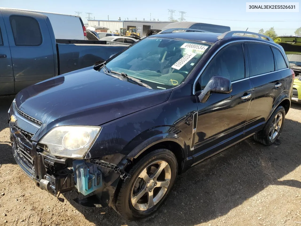 3GNAL3EK2ES526631 2014 Chevrolet Captiva Lt