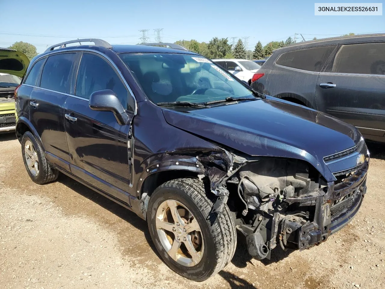 3GNAL3EK2ES526631 2014 Chevrolet Captiva Lt