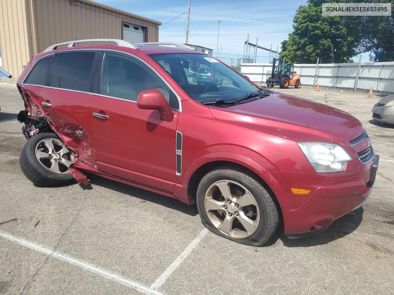 2014 Chevrolet Captiva Ltz VIN: 3GNAL4EK5ES653895 Lot: 69968174