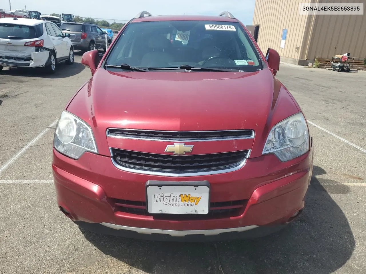 2014 Chevrolet Captiva Ltz VIN: 3GNAL4EK5ES653895 Lot: 69968174