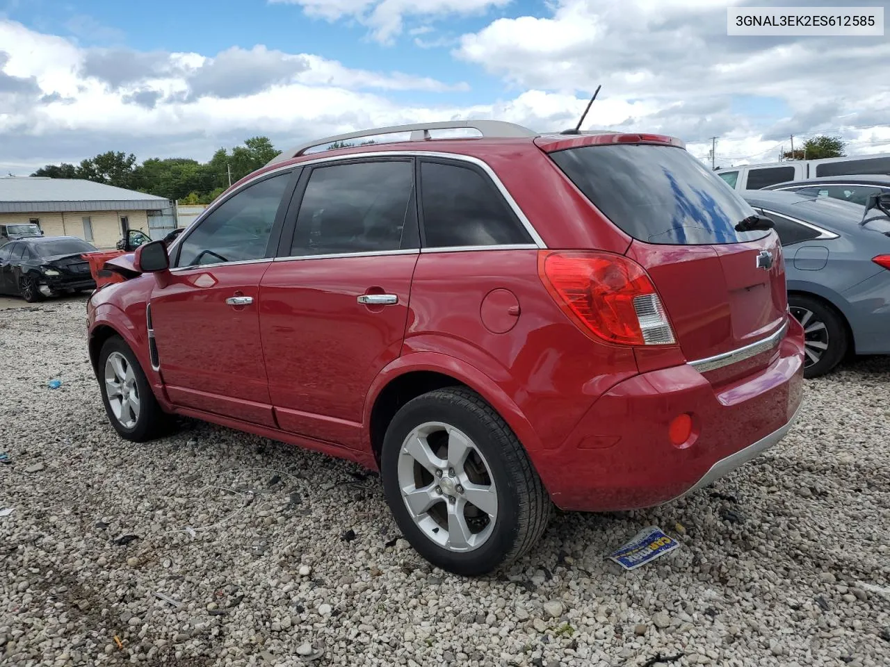 2014 Chevrolet Captiva Lt VIN: 3GNAL3EK2ES612585 Lot: 70218814