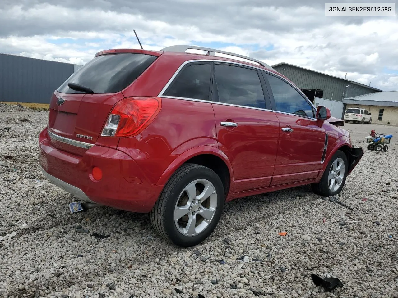 2014 Chevrolet Captiva Lt VIN: 3GNAL3EK2ES612585 Lot: 70218814