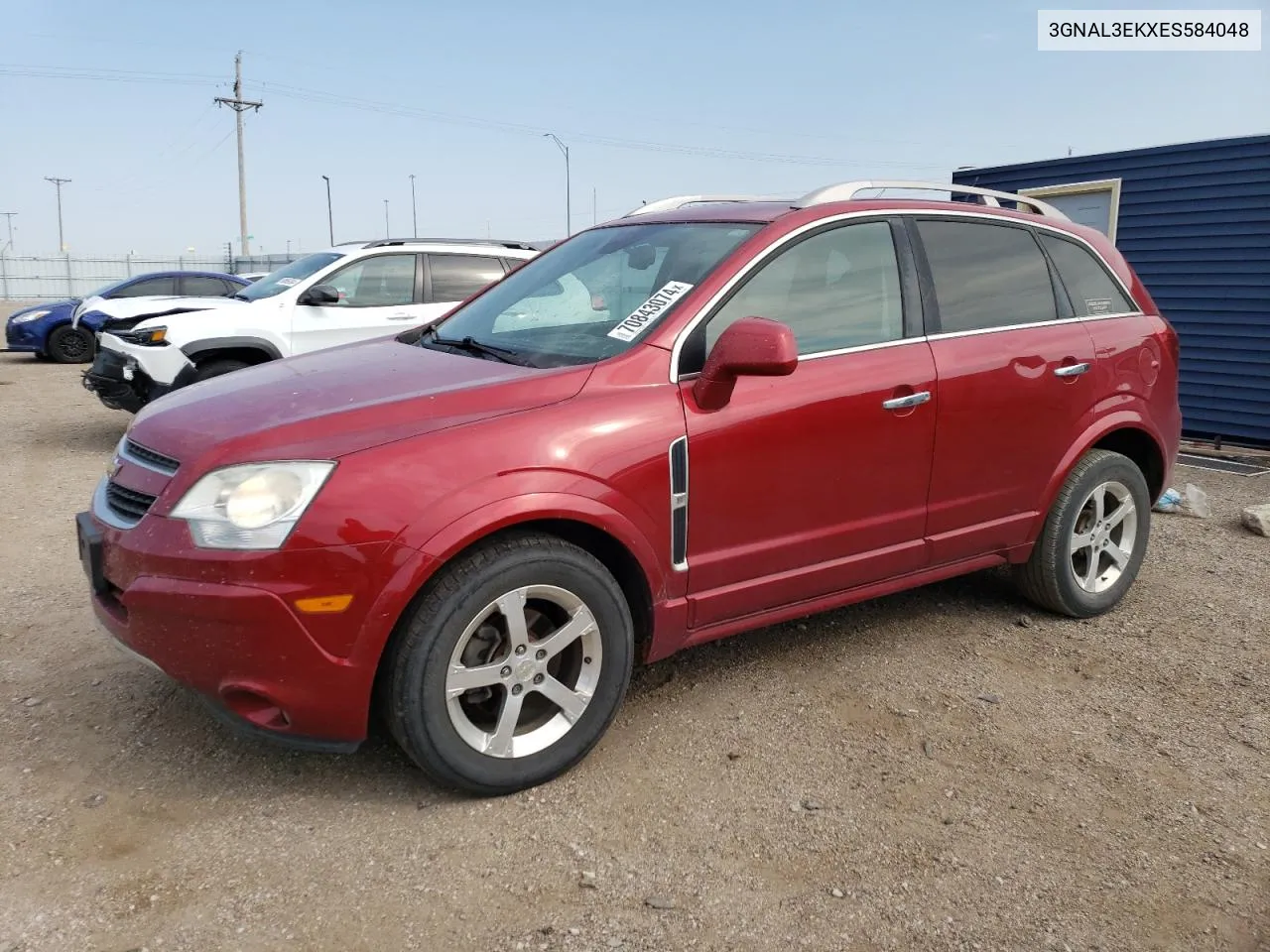 2014 Chevrolet Captiva Lt VIN: 3GNAL3EKXES584048 Lot: 70843074