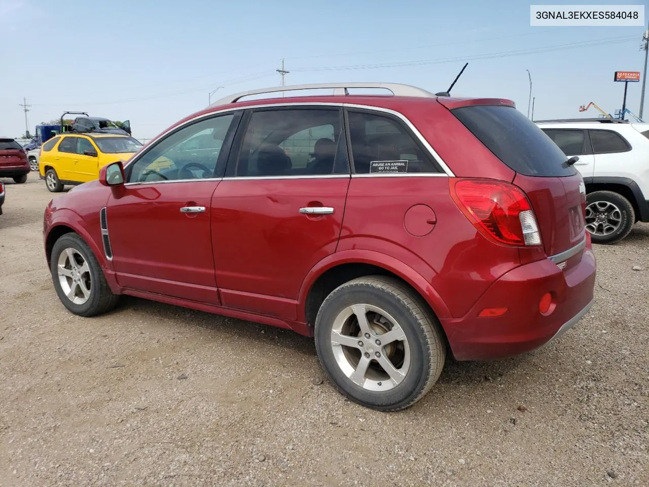 2014 Chevrolet Captiva Lt VIN: 3GNAL3EKXES584048 Lot: 70843074