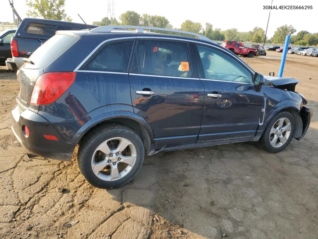 2014 Chevrolet Captiva Ltz VIN: 3GNAL4EK2ES666295 Lot: 71545204