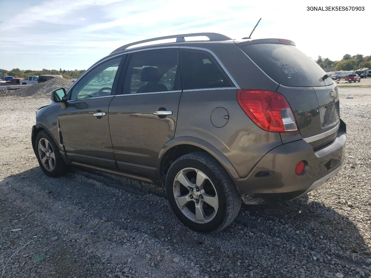 2014 Chevrolet Captiva Lt VIN: 3GNAL3EK5ES670903 Lot: 72542033