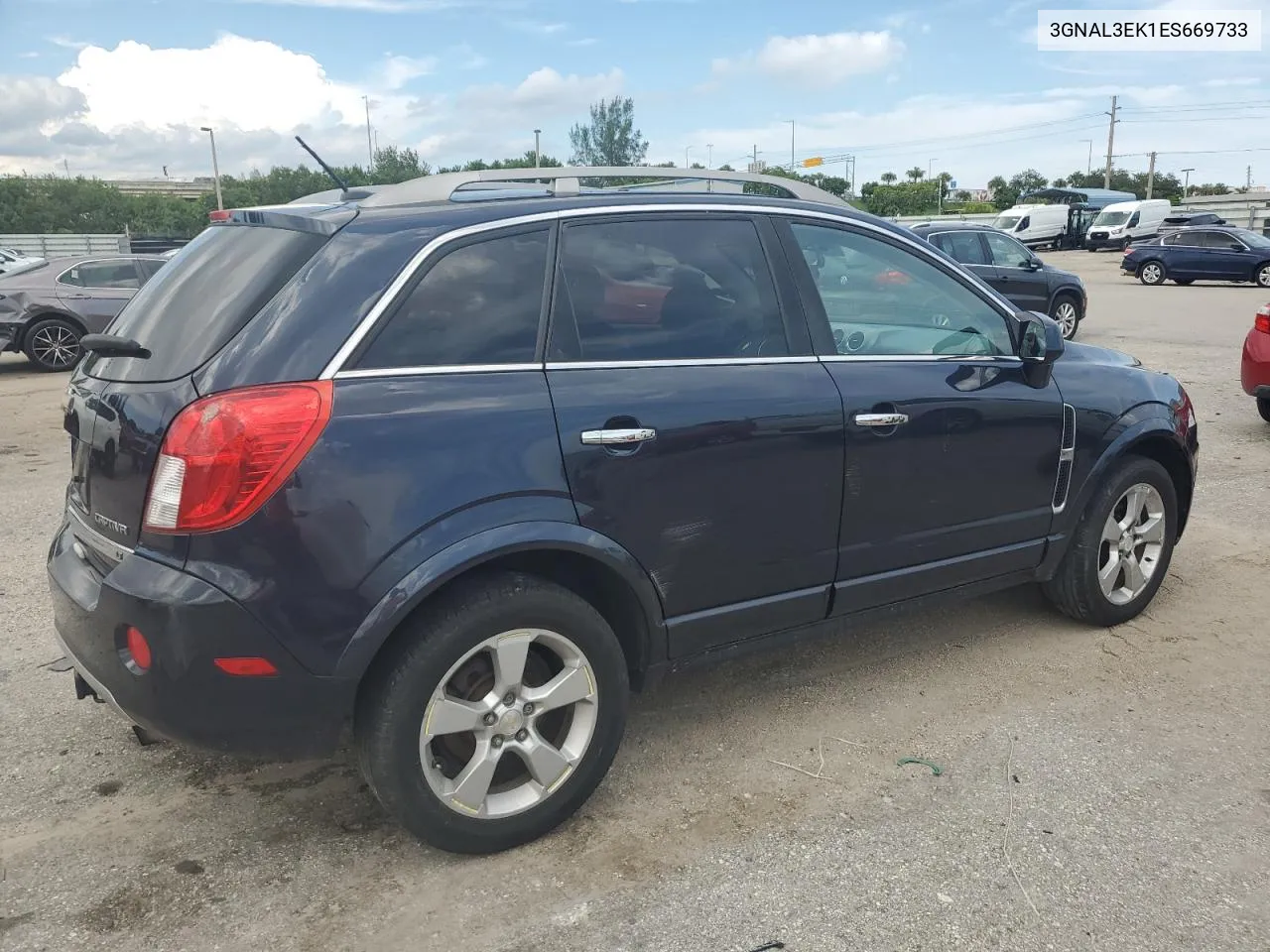 2014 Chevrolet Captiva Lt VIN: 3GNAL3EK1ES669733 Lot: 72613744