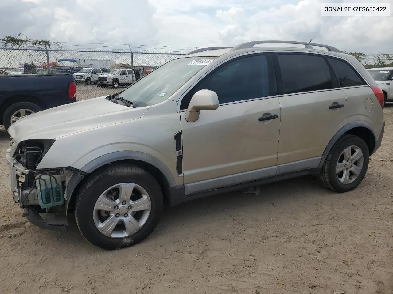 2014 Chevrolet Captiva Ls VIN: 3GNAL2EK7ES650422 Lot: 72903474