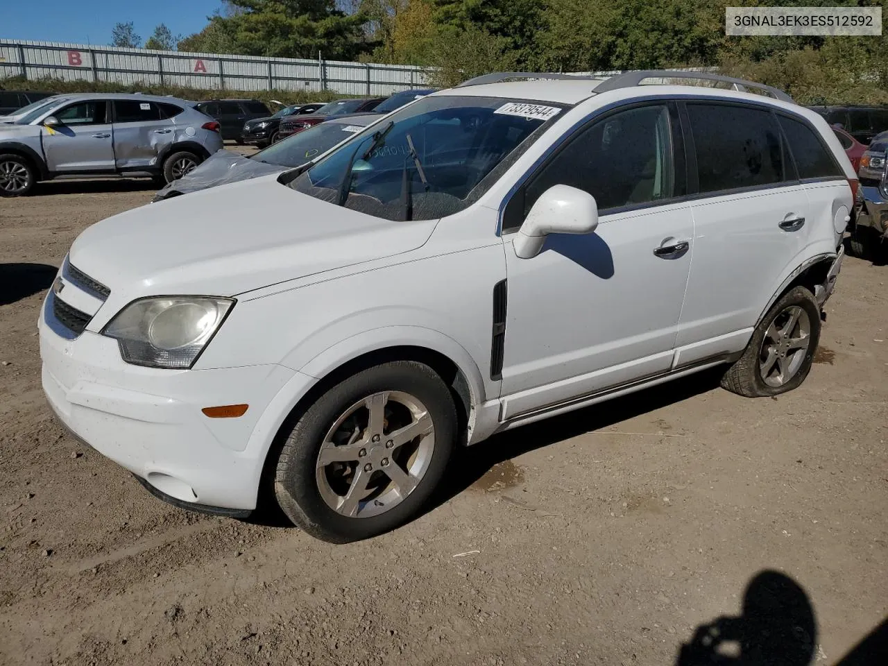 2014 Chevrolet Captiva Lt VIN: 3GNAL3EK3ES512592 Lot: 73379544