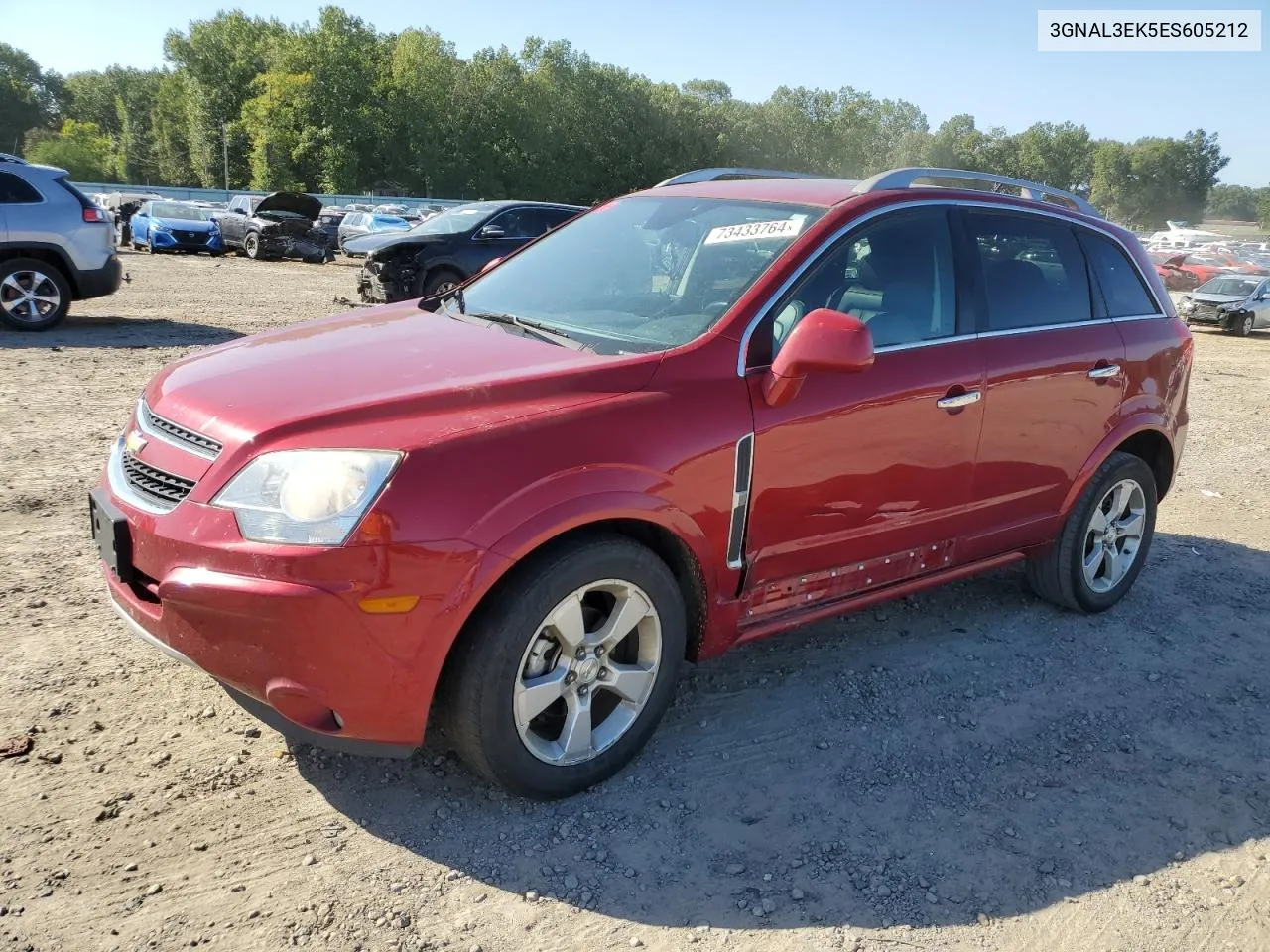 2014 Chevrolet Captiva Lt VIN: 3GNAL3EK5ES605212 Lot: 73433764