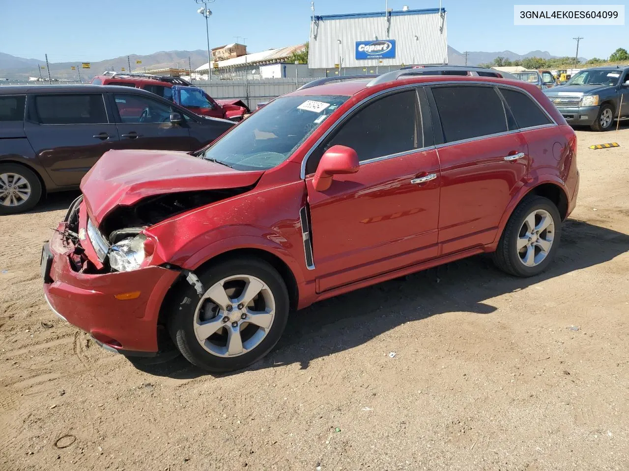 2014 Chevrolet Captiva Ltz VIN: 3GNAL4EK0ES604099 Lot: 73608464