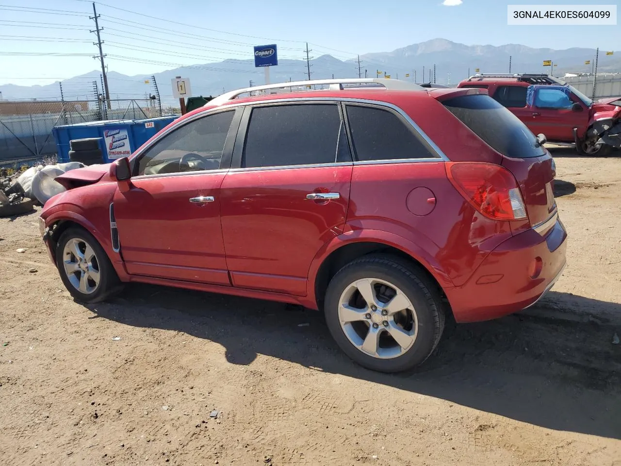 2014 Chevrolet Captiva Ltz VIN: 3GNAL4EK0ES604099 Lot: 73608464