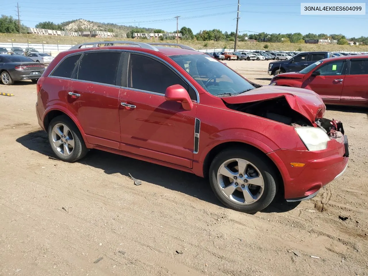 2014 Chevrolet Captiva Ltz VIN: 3GNAL4EK0ES604099 Lot: 73608464