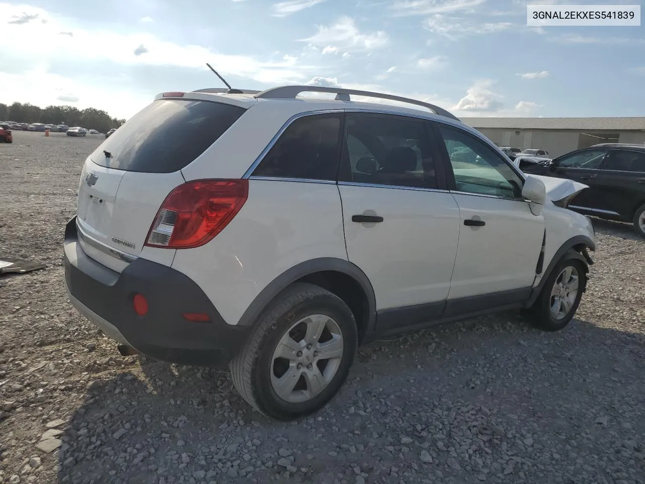 2014 Chevrolet Captiva Ls VIN: 3GNAL2EKXES541839 Lot: 74086294