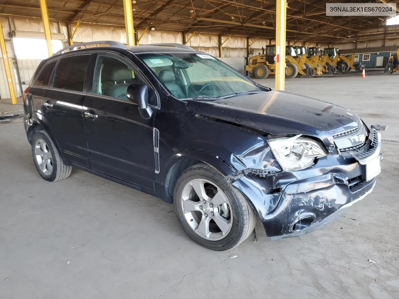 2014 Chevrolet Captiva Lt VIN: 3GNAL3EK1ES670204 Lot: 74365664