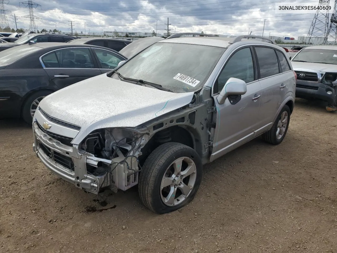 3GNAL3EK9ES640609 2014 Chevrolet Captiva Lt