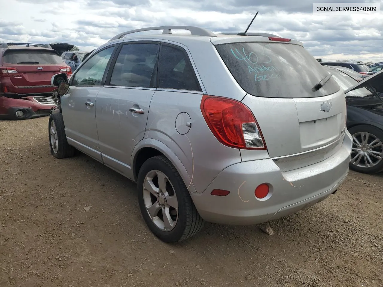 2014 Chevrolet Captiva Lt VIN: 3GNAL3EK9ES640609 Lot: 74691734