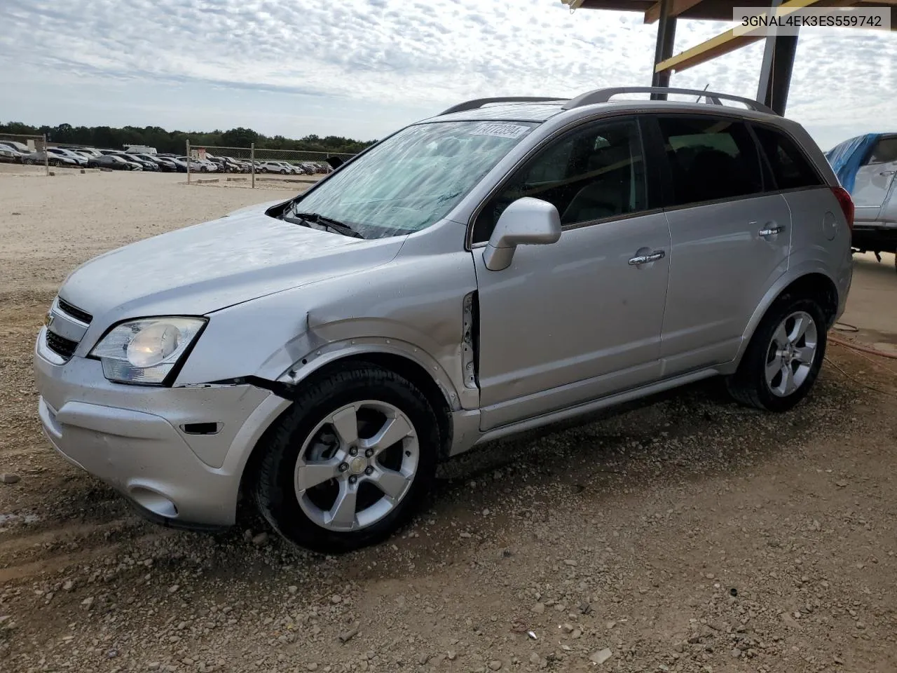 2014 Chevrolet Captiva Ltz VIN: 3GNAL4EK3ES559742 Lot: 74772394