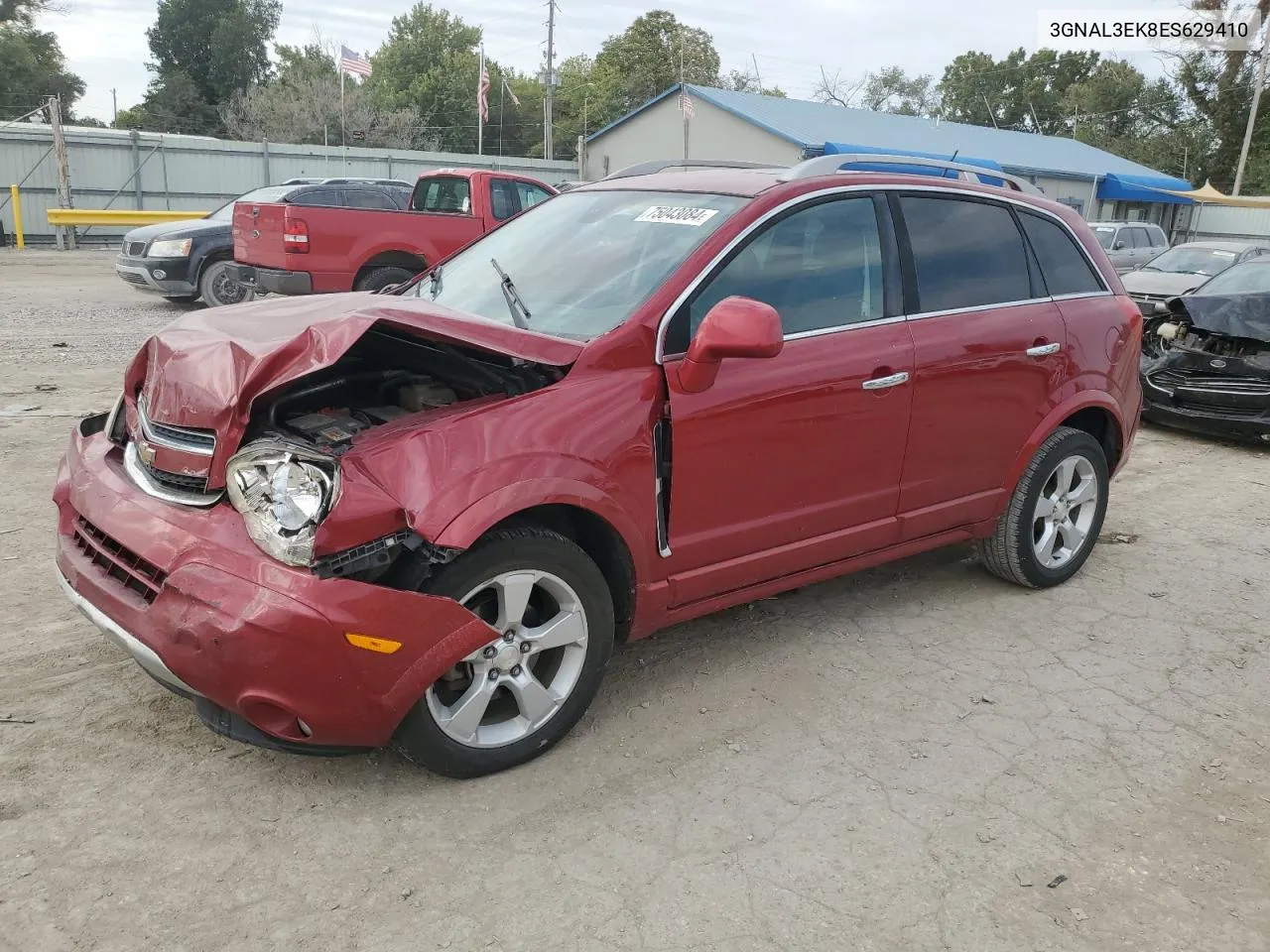 2014 Chevrolet Captiva Lt VIN: 3GNAL3EK8ES629410 Lot: 75043084