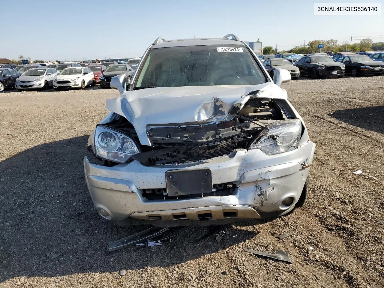 2014 Chevrolet Captiva Ltz VIN: 3GNAL4EK3ES536140 Lot: 75218624