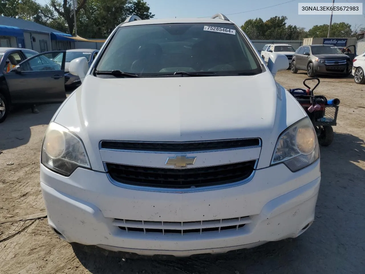 2014 Chevrolet Captiva Lt VIN: 3GNAL3EK6ES672983 Lot: 75285464