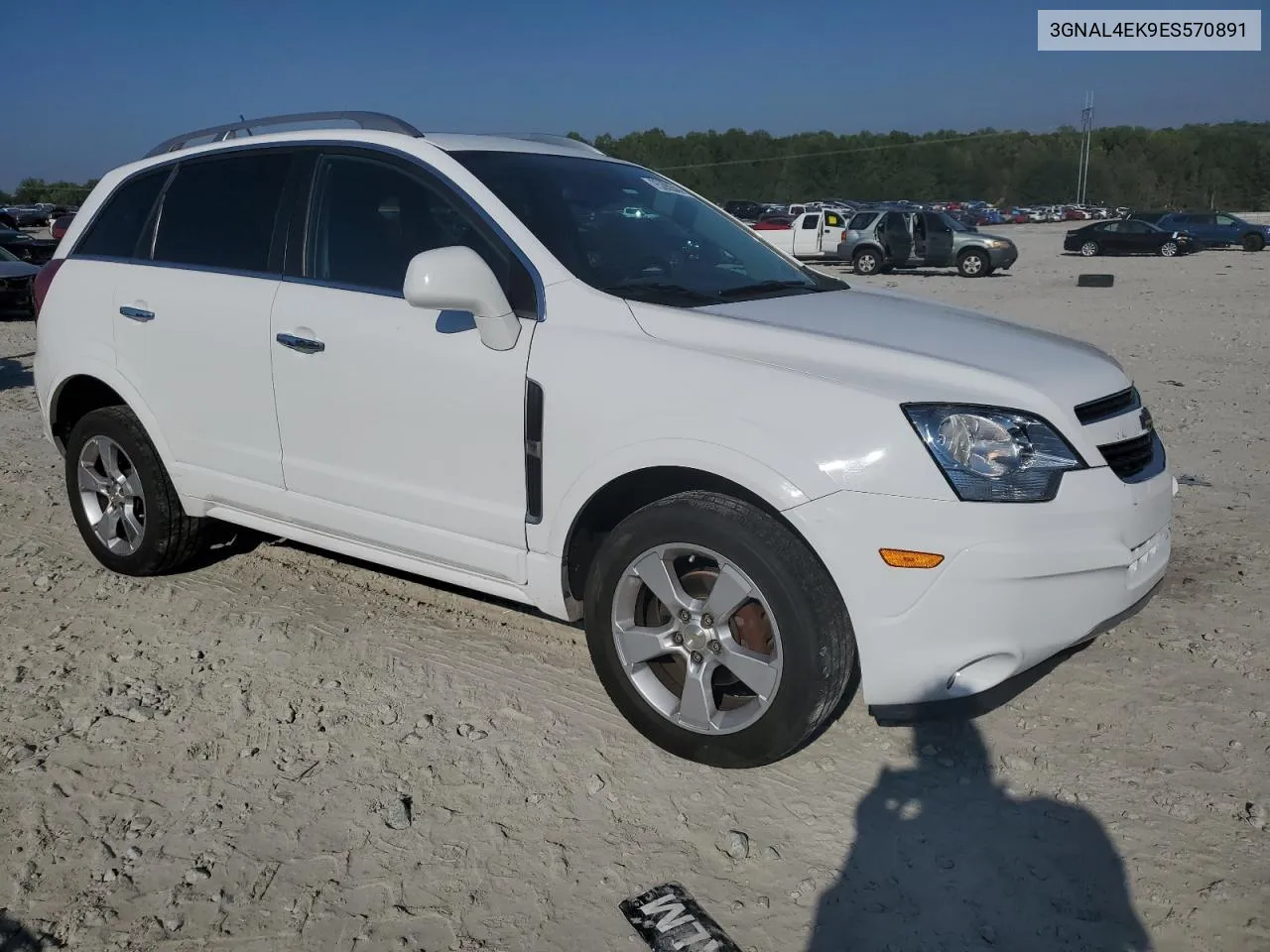 2014 Chevrolet Captiva Ltz VIN: 3GNAL4EK9ES570891 Lot: 75289344