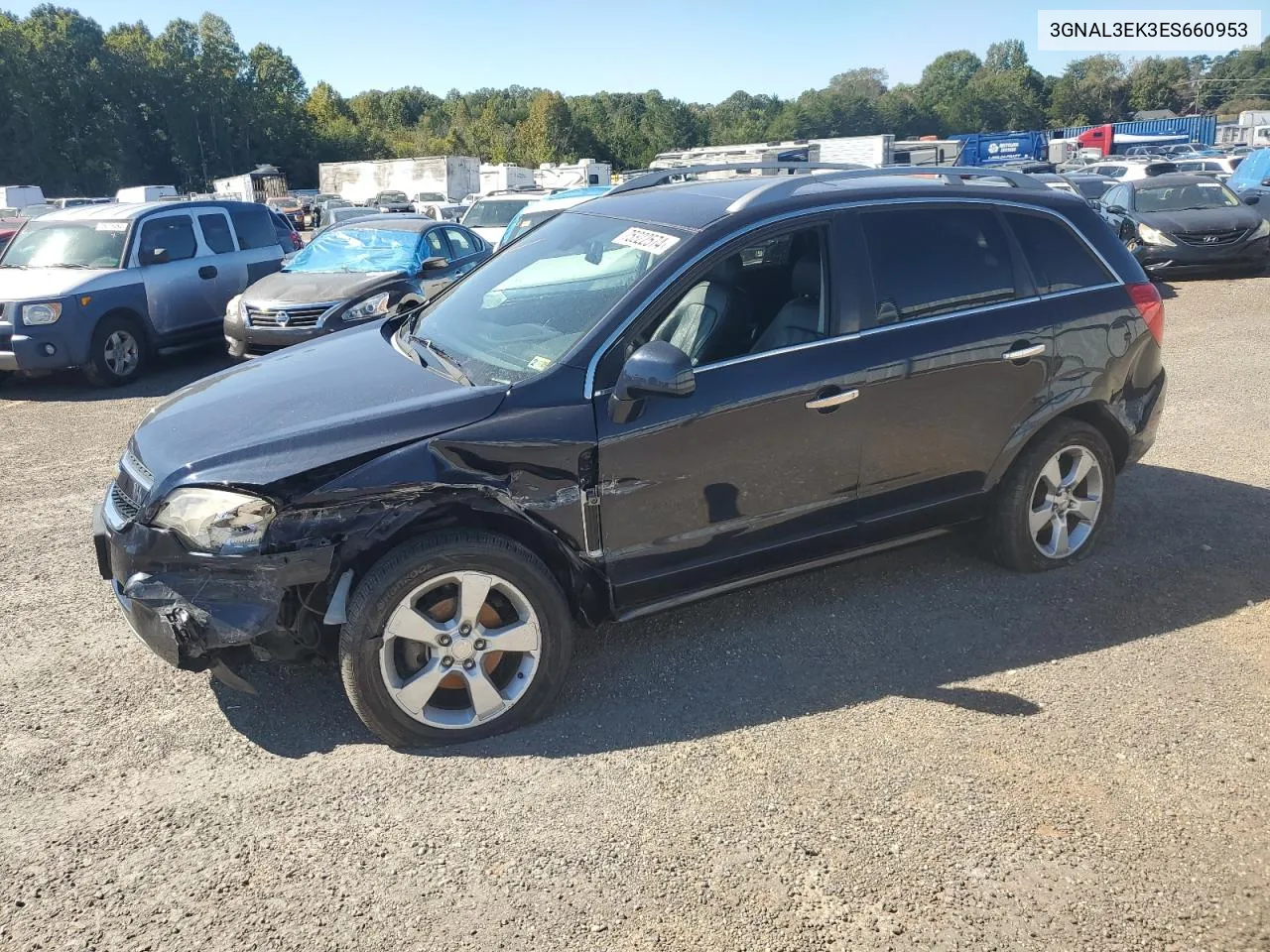 2014 Chevrolet Captiva Lt VIN: 3GNAL3EK3ES660953 Lot: 75322574