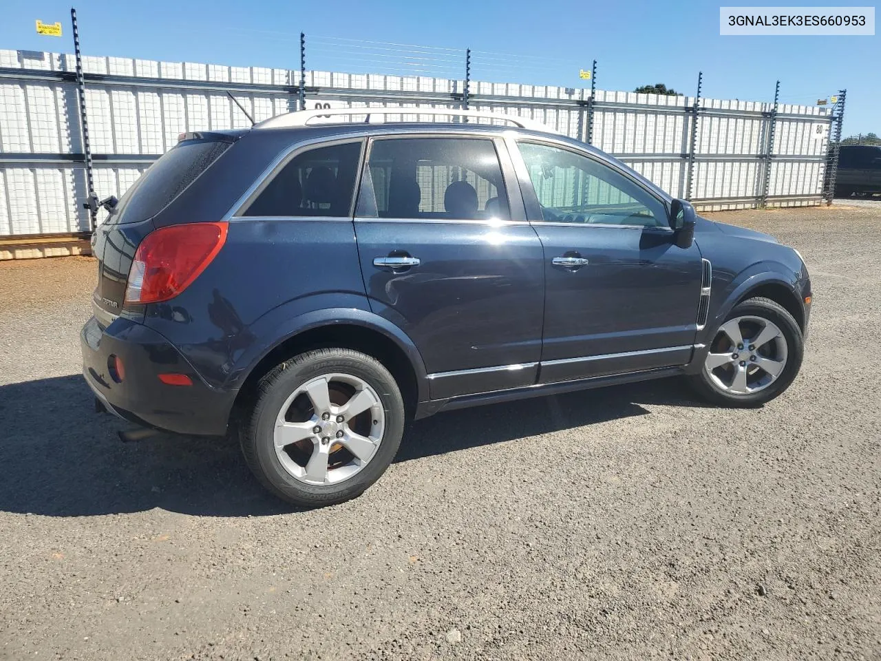 2014 Chevrolet Captiva Lt VIN: 3GNAL3EK3ES660953 Lot: 75322574