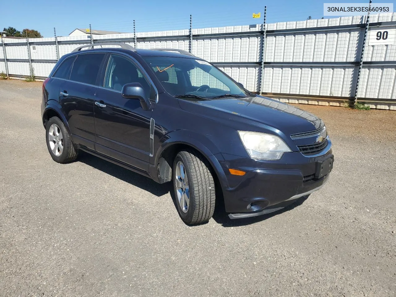 2014 Chevrolet Captiva Lt VIN: 3GNAL3EK3ES660953 Lot: 75322574