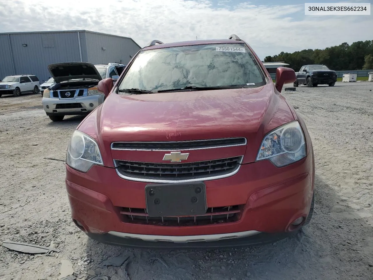 2014 Chevrolet Captiva Lt VIN: 3GNAL3EK3ES662234 Lot: 75501544