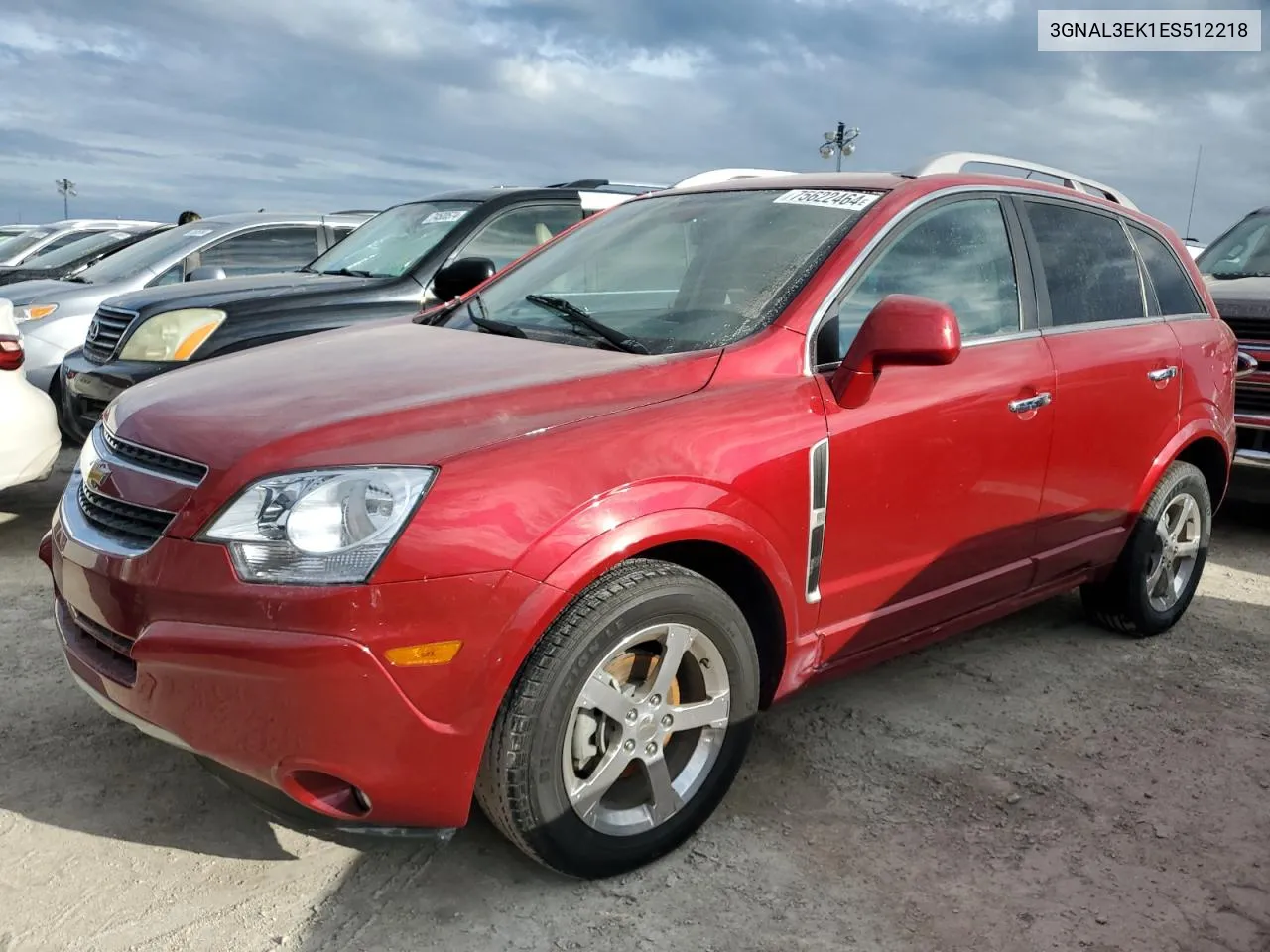 2014 Chevrolet Captiva Lt VIN: 3GNAL3EK1ES512218 Lot: 75622464