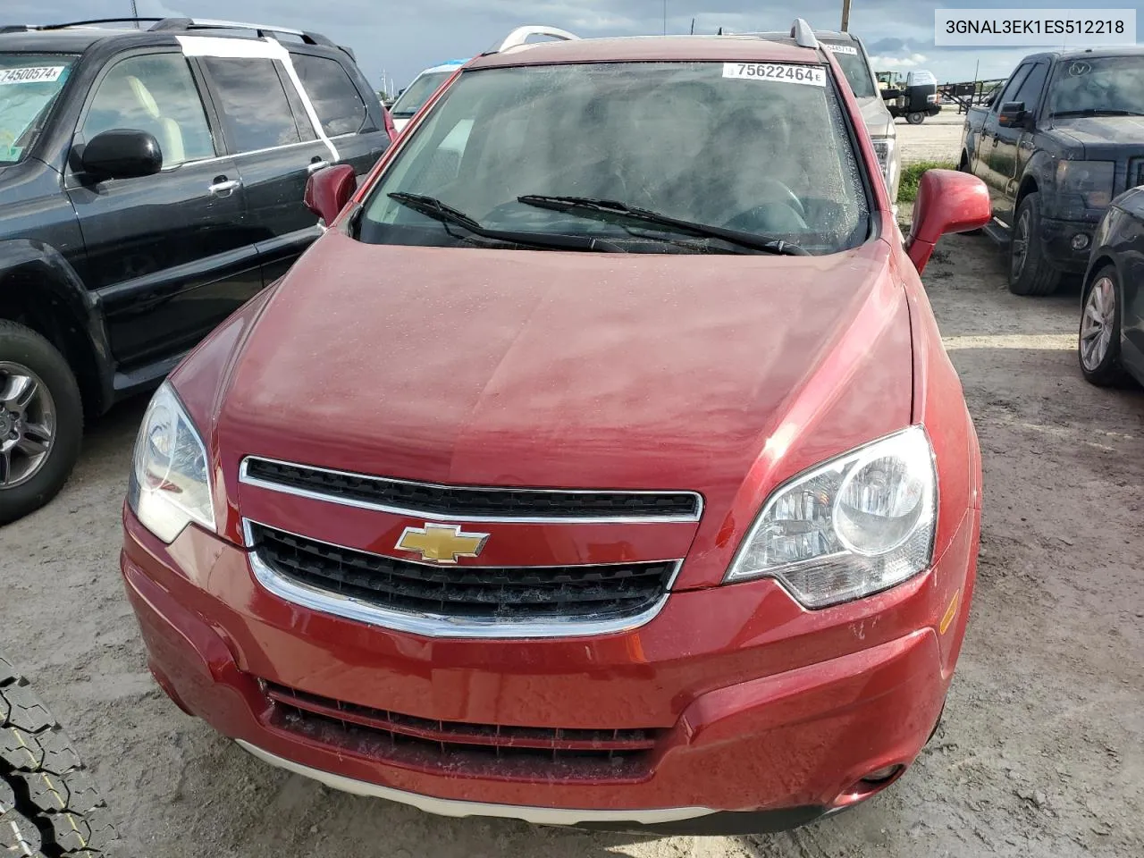 2014 Chevrolet Captiva Lt VIN: 3GNAL3EK1ES512218 Lot: 75622464