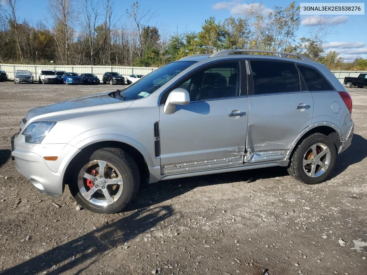 2014 Chevrolet Captiva Lt VIN: 3GNAL3EK2ES538276 Lot: 75681384