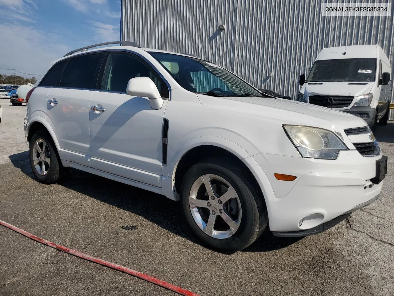 2014 Chevrolet Captiva Lt VIN: 3GNAL3EK3ES585834 Lot: 76388394