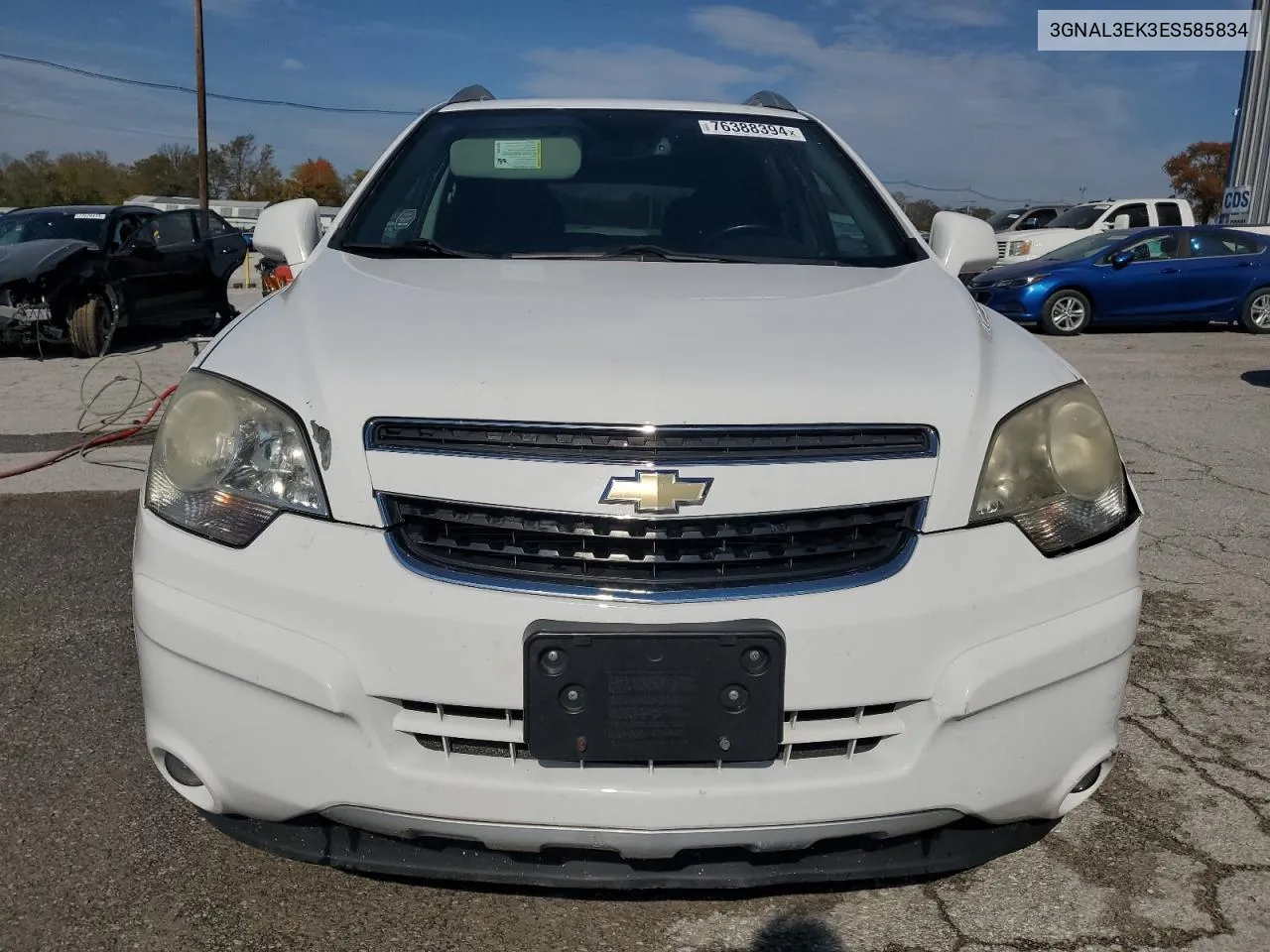 2014 Chevrolet Captiva Lt VIN: 3GNAL3EK3ES585834 Lot: 76388394