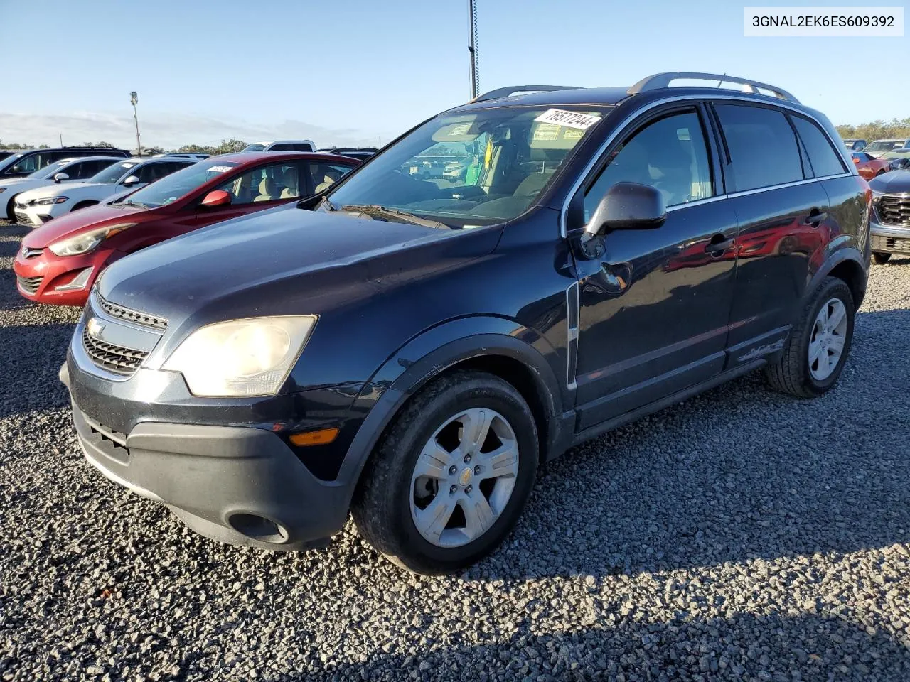 2014 Chevrolet Captiva Ls VIN: 3GNAL2EK6ES609392 Lot: 76577244